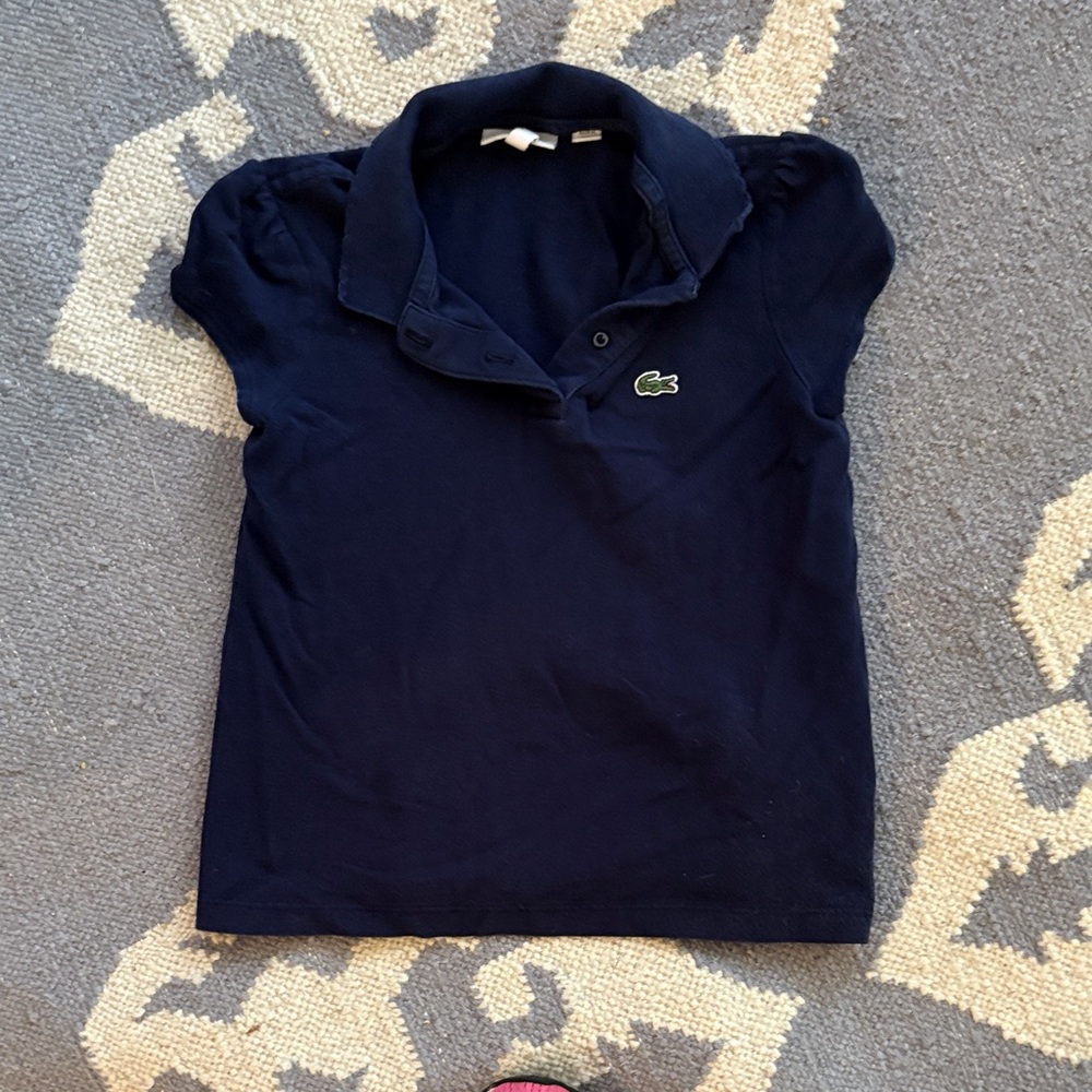 Lacoste Kids Dark Blue Polo Shirt